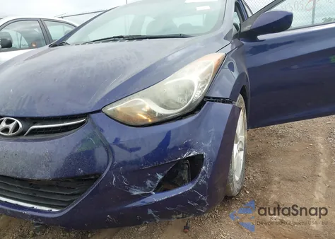 2012 Hyundai Elantra Gls from USA, damaged, VIN 5NPDH4AE6CH085932